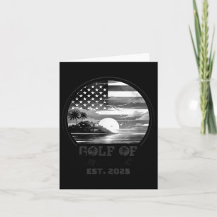 Cartão Engraçado América Americana Shirt Golfo Dos Eua Am
