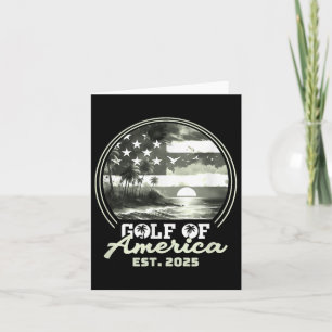 Cartão Engraçado América Americana Shirt Golfo Dos Eua Am