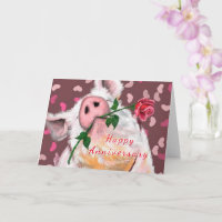 Engraçado Aniversário Carteira Cavalheiro Porco co