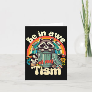 Cartão Engraçado Autismo Estar Atento Ao Meu Tismo Memóri