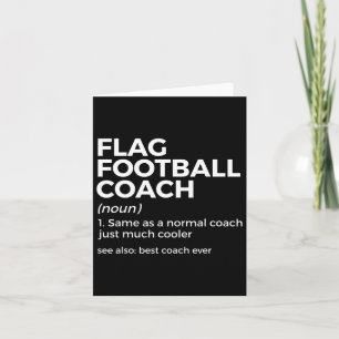 Cartão Engraçado Bandeira Futebol Coach Definição Melhor
