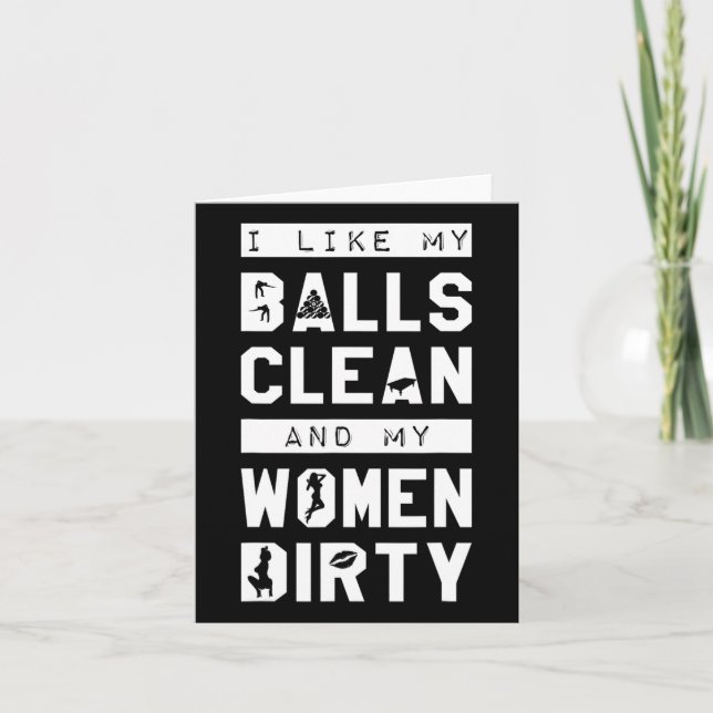 Cartão Engraçado Billiards Hilarious Pun Piada Gag Gift T (Frente)