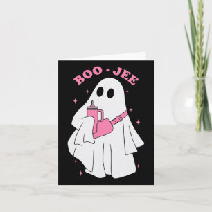 Cartão Engraçado Boo-jee Ghost Halloween Boo Jee Ghost Sp