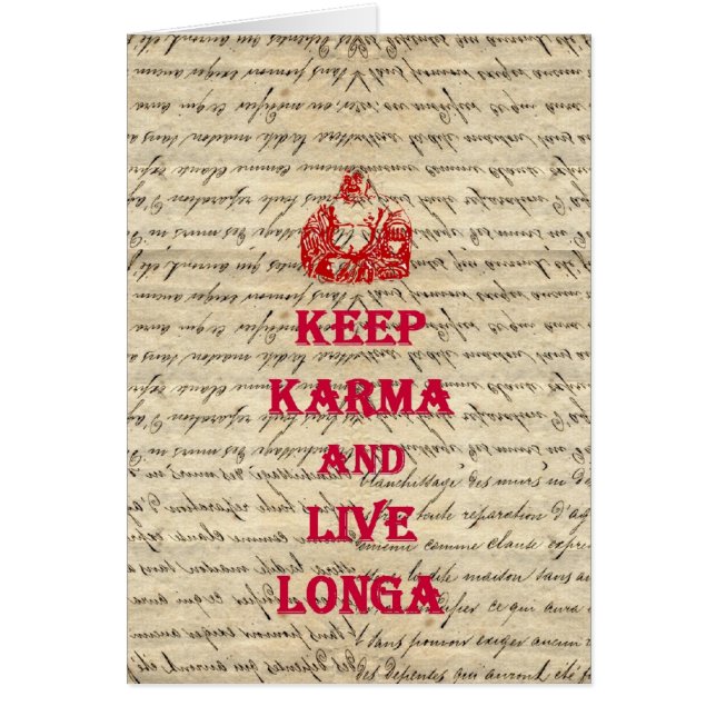 Cartão Engraçado Buda dizendo (Frente)