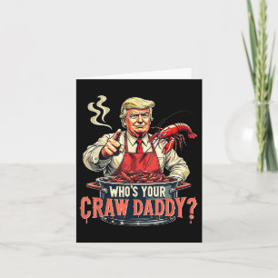 Cartão Engraçado Cajun ferve mariscos E Seu Crawaddy
