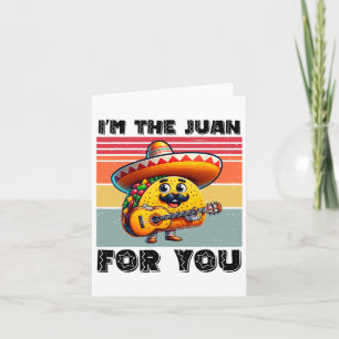 Cartão Engraçado Cinco de Mayo Vintage Mexicano Eu sou o