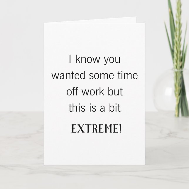 Cartão engraçado, colega. (Frente)