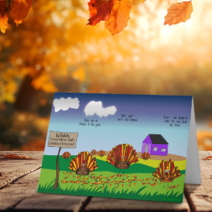 Cartão Engraçado, Colorido, Feriado de Cartoon na Turquia