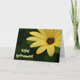 Cartão engraçado da flor do amarelo das citações