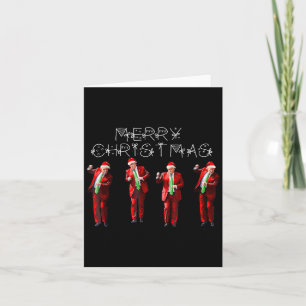 Cartão Engraçado Dança Papai Noel Natal Pajam