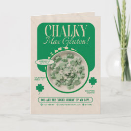 Cartão Engraçado de Trevo de Shamrock – Para Ele