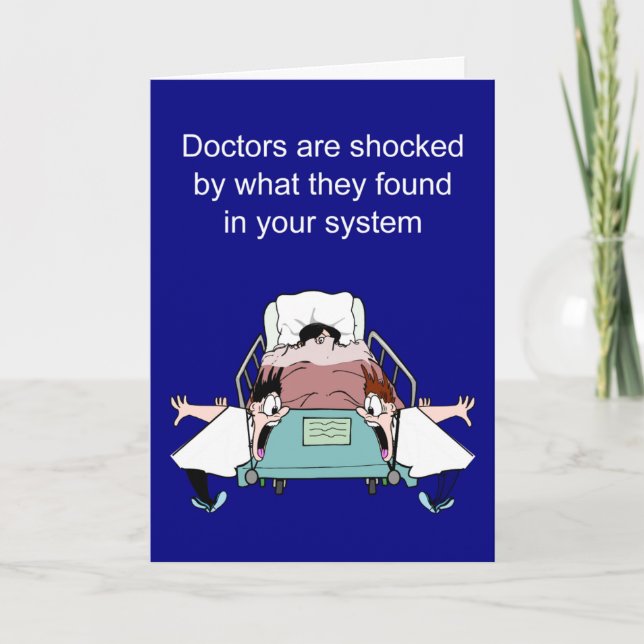 Cartão Engraçado, desejo (Frente)