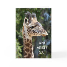 Engraçado Dia de as mães Girafa, do bonitinho! nº 