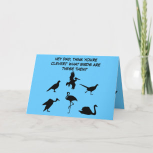 Cartão Engraçado, Dia de os pais ligeiramente rude