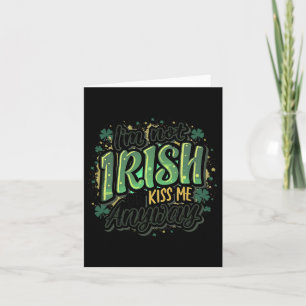 Cartão Engraçado Dia de São Patrício Não sou Irlandês, ma