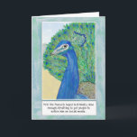 Cartão engraçado do aniversário dos desenhos<br><div class="desc">Nestes desenhos animados engraçados, Pete que o pavão está ventilando suas penas de cauda é esperando ele fez bastante suportar para conseguir pessoas observá-lo em meios sociais. À revelia, isto diz "o feliz aniversario", mas ambo este e o fraseio na parte dianteira são completamente customisable por você. Assim você pode...</div>