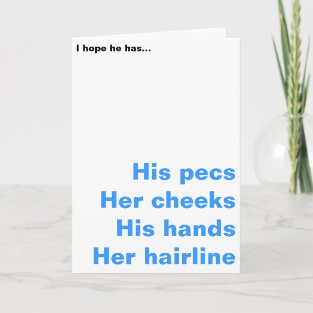 Cartão engraçado do bebê novo - menino (Frente)