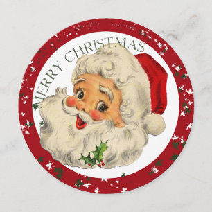 Cartão engraçado do convite do Natal do ~ do pap