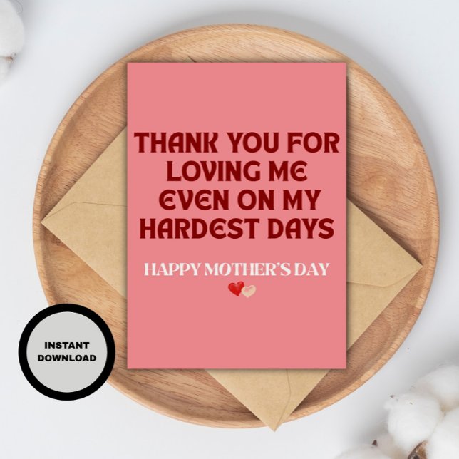 Cartão engraçado do Dia das Mães, Presente do Dia  (Criador carregado)