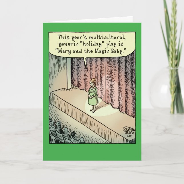 Cartão engraçado do feriado feliz genérico do jogo (Frente)