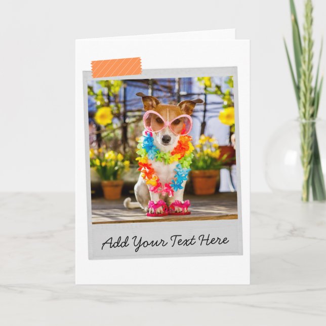 Cartão Engraçado do Jack Russell (Frente)