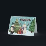 Cartão engraçado do Natal do boneco de neve<br><div class="desc">Cartão engraçado do Natal do boneco de neve. O ~ do cumprimento tem uma época natalícia feliz!</div>