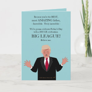 Cartão Engraçado Donald Trump Feliz Dia de os pais Person