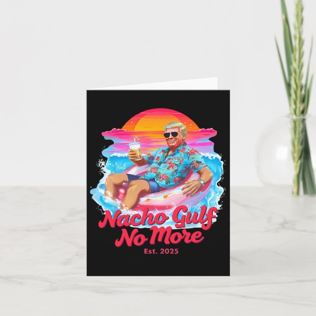 Cartão Engraçado Engraçado Chão Engraçado - Golfo Nacho N (Frente)