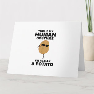 Cartão Engraçado Esse é o Meu Disfarce de Humano Na Verda