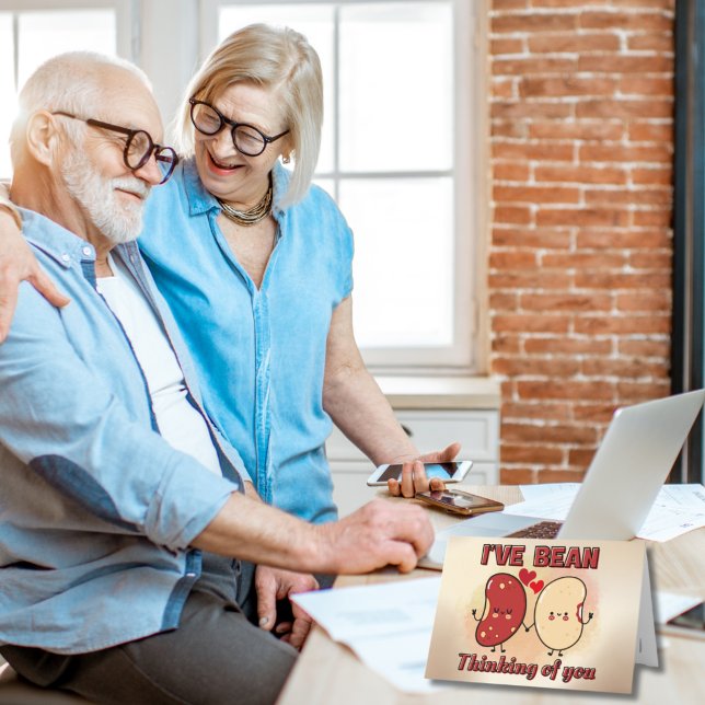 Cartão Engraçado, estive pensando em você (Criador carregado)