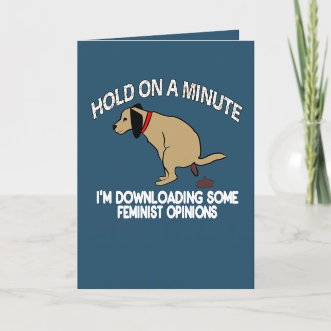 Cartão Engraçado, estou baixando opiniões de celebridade (Frente)