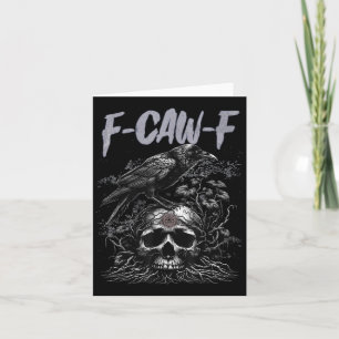 Cartão Engraçado F Caw F Dia de as Bruxas engraçado Camis