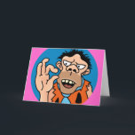 Cartão Engraçado ficar velho aniversário<br><div class="desc">O cartão de saudação de aniversário "Over the Hill" comemora o envelhecimento de outro ano</div>