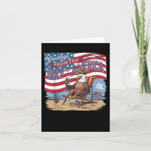 Cartão Engraçado Golfo Dos Eua Trump Saudações Do Golfo D