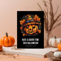 Engraçado Gourd Time Pumpkin Halloween