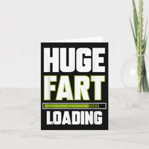 Cartão Engraçado Grande Carga Fart Citação de Piadas Fart