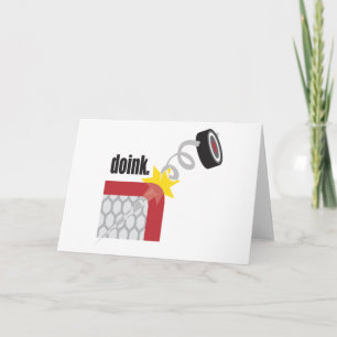 Cartão Engraçado Hockey