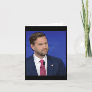 Cartão Engraçado J.d Vance Memória Vice Presidente Debate