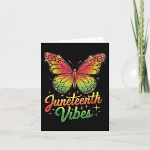 Cartão Engraçado Junteente Vibes 1865 Borboleta Rainha Ne