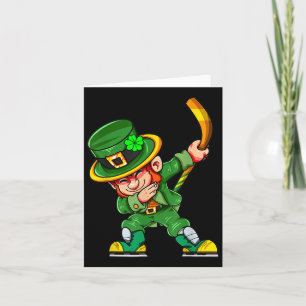 Cartão Engraçado Leprechaun Jogue Dia de São Patrício de