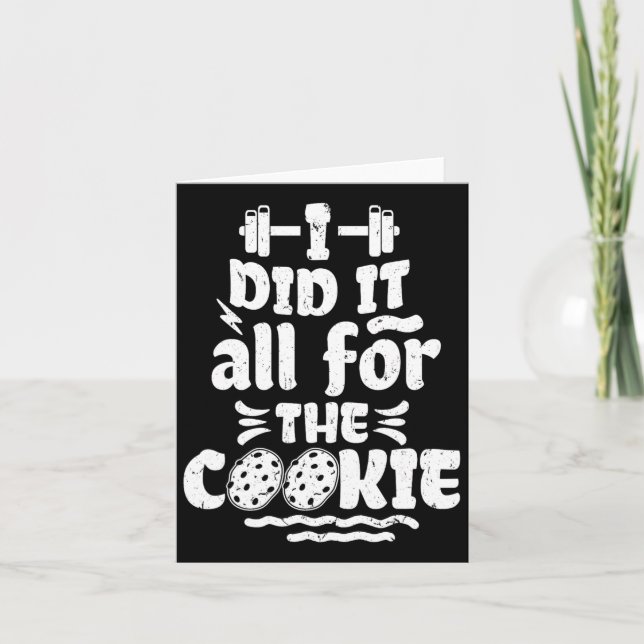 Cartão Engraçado Malhação de treino de ginásio Levantando (Frente)