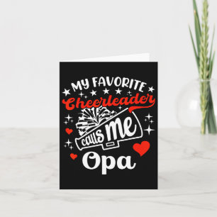 Cartão Engraçado Meu Cheerleader Favorito Me Chama De Opa