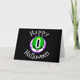 Cartão Engraçado, Monstro, Halloween