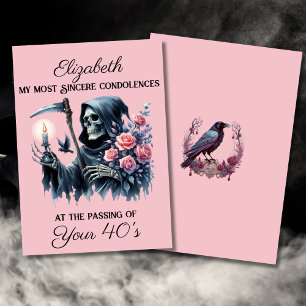 Cartão Engraçado Morte por Caça à Minha Juventude 50 Anos