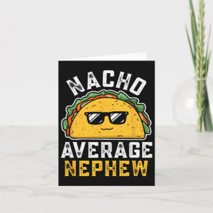 Cartão Engraçado Nacho Médio Sobrinho Cinco De Mayo Mexic
