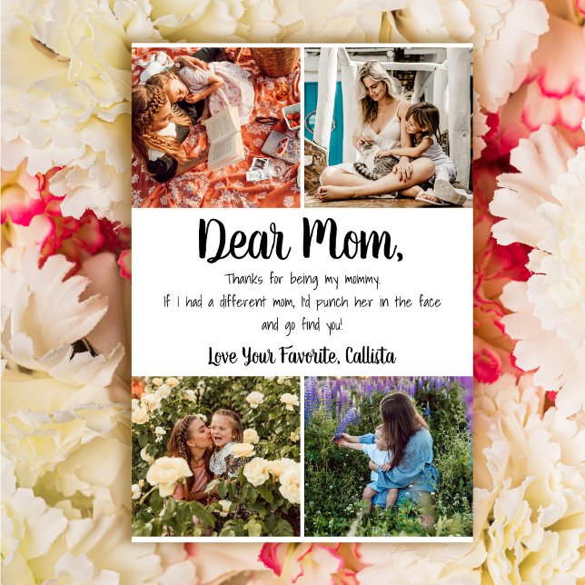 Cartão Engraçado no Dia de as mães de fotos da Piada (Criador carregado)