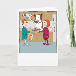 Cartão Engraçado ordenhar o feliz aniversário da vaca