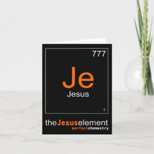 Cartão Engraçado Os Elementos Da Quimestralidade De Jesus