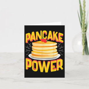 Cartão Engraçado Pancake Power