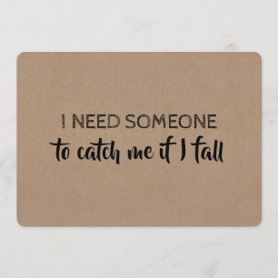 Cartão Engraçado para o Pai "Caminhe-me até a Boca